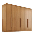 Guarda Roupa Casal 6 Portas Em Mdf Colossal Zanzini