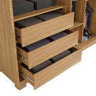 Guarda Roupa Casal 6 Portas Espelho 6 Gavetas Marrom Reflecta