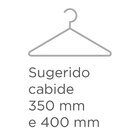 Guarda-roupa Casal 6 Portas Estonia Ipê Tex/off White