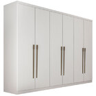 Guarda-roupa Casal 6 Portas Everest- Novo Horizonte - Branco