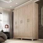 Guarda-roupa Casal 6 Portas Falco Yescasa Avena