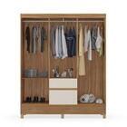 Guarda Roupa Casal 6 Portas Flash Ll Off White