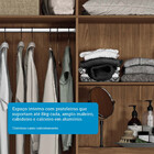 Guarda Roupa Casal 6 Portas Flex Com Espelho Buriti Santos An