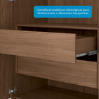 Guarda Roupa Casal 6 Portas Flex Com Espelho Buriti Santos An