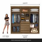 Guarda Roupa Casal 6 Portas Isabela Boreal/off Whit - Móveis