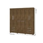 Guarda-roupa Casal 6 Portas Londres Incorplac Malbec