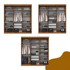 Guarda Roupa Casal 6 Portas Lugano Carvalho/fendi