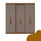 Guarda Roupa Casal 6 Portas Lugano Carvalho/fendi