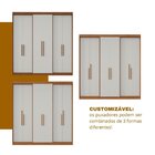 Guarda Roupa Casal 6 Portas Lugano Carvalho/off White