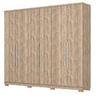 Guarda Roupa Casal 6 Portas Madri Cedro Madeirado