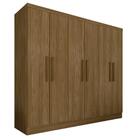 Guarda Roupa Casal 6 Portas Mariah Boreal - Móveis Arapongas