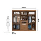 Guarda Roupa Casal 6 Portas Mdf Guarapari Panan Móveis Avelã/