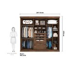 Guarda Roupa Casal 6 Portas Mdf Guarapari Panan Móveis Café