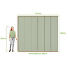 Guarda Roupa Casal 6 Portas Mdf Loop Lopas