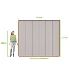 Guarda Roupa Casal 6 Portas Mdf Loop Lopas