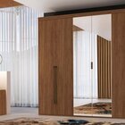 Guarda Roupa Casal 6 Portas Mdf Originale 2,07 M Belmax Álamo