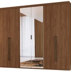 Guarda Roupa Casal 6 Portas Mdf Originale 2,07 M Belmax Álamo