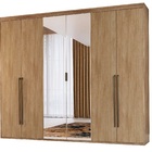 Guarda Roupa Casal 6 Portas Mdf Originale 2,07 M Belmax Carva
