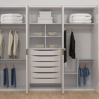Guarda Roupa Casal 6 Portas Mdf Originale 2,67m Belmax Branco