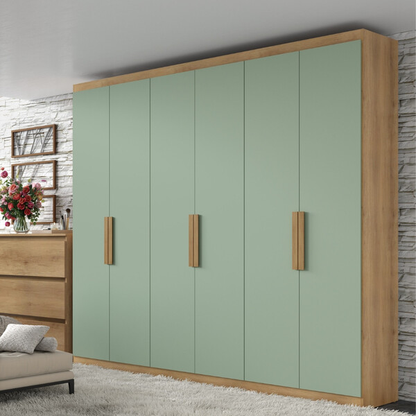Guarda Roupa Casal 6 Portas Milan Thb