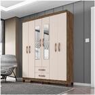 Guarda Roupa Casal 6 Portas Modena I03 Teka Champagne