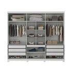 Guarda-roupa Casal 6 Portas Monte Carlo Branco