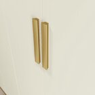 Guarda-roupa Casal 6 Portas Móveis Kappesberg Canela/off White