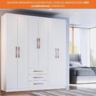Guarda Roupa Casal 6 Portas Paris 2006 Branco