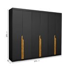 Guarda Roupa Casal 6 Portas Quartzo Cabecasa Madeiraoriginals