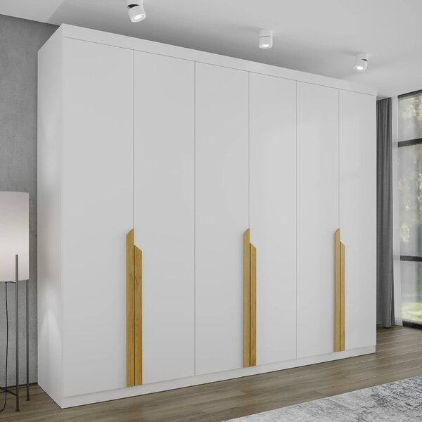 Guarda Roupa Casal 6 Portas Quartzo Cabecasa Madeiraoriginals