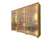 Guarda-roupa Casal 6 Portas Reflecta Com Pés E Led Imperatriz