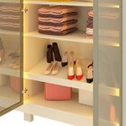 Guarda-roupa Casal 6 Portas Reflecta Com Pés E Led Imperatriz