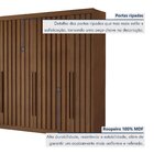 Guarda Roupa Casal 6 Portas Ripadas Portugal Cacau