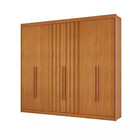 Guarda Roupa Casal 6 Portas Ripado Grécia Conquista Móveis