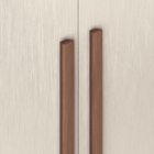 Guarda Roupa Casal 6 Portas Ripado Milão Jatobá Areia