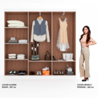 Guarda-roupa Casal 6 Portas Romeu Branco - Panorama Móveis