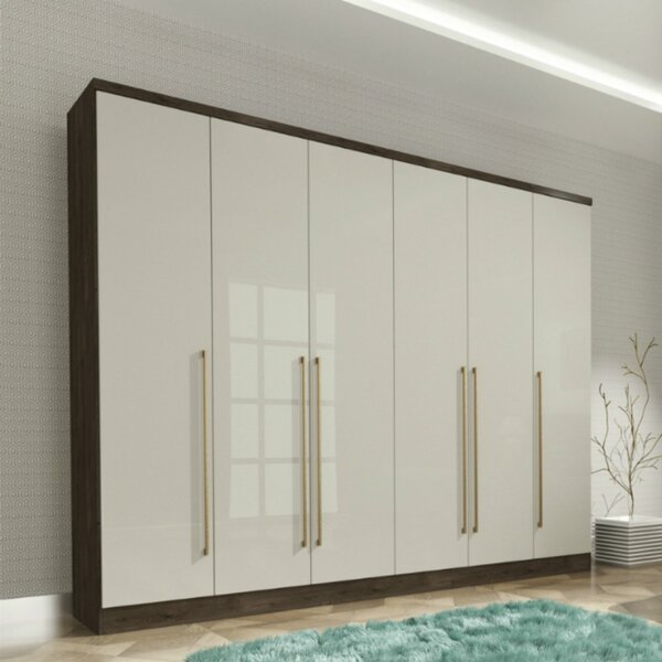 Guarda Roupa Casal 6 Portas Sevilla Tcil
