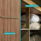 Guarda Roupa Casal 6 Portas Troy Carraro Freijó C/ Titânio