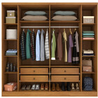 Guarda Roupa Casal 6 Portas - Veneza-cinamomo/off - Tcil