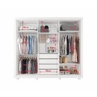 Guarda-roupa Casal 6 Portas Verona Docelar Móveis Branco