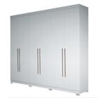 Guarda Roupa Casal 6 Portas Versalhes 2.7 Branco - Santos And