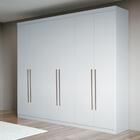 Guarda Roupa Casal 6 Portas Versalhes Branco - Santos Andirá