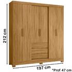 Guarda Roupa Casal 6 Pt 0310 Moval