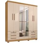 Guarda Roupa Casal 6p 200 Cm Com Espelho 11269 Incc