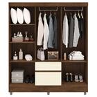 Guarda Roupa Casal 6p 2g Espelho 153 Cm Vlr