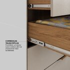 Guarda-roupa Casal 6p Giardino Amêndola Touch/nude Prime Tx