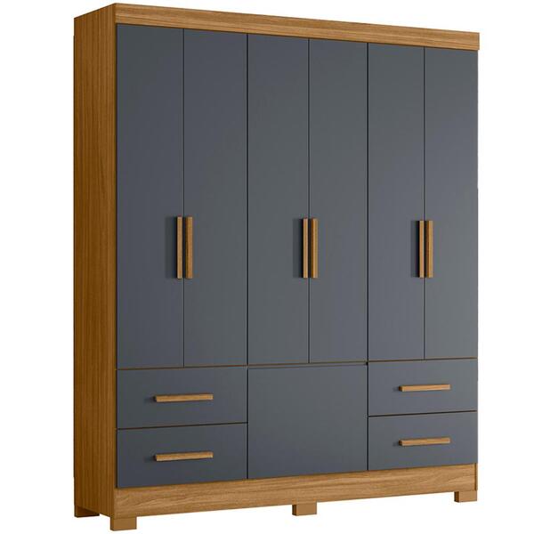 Guarda Roupa Casal 7 Portas 0360 Moval