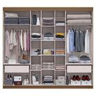 Guarda-roupa Casal 7 Portas 2 Gavetas Havana Terrano Ripado