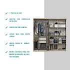 Guarda Roupa Casal 7 Portas 2 Gavetas Nellin Espelho Madeirad