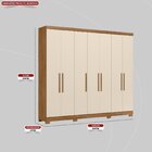 Guarda-roupa Casal 7 Portas 4 Gavetas América Yescasa Amêndol